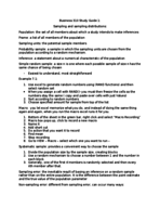Study guide for Exam 1 - excluding chapter 9