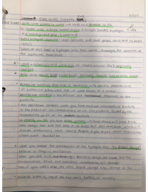 BIO201 2/3 Class Notes on Lectures 2 & 3