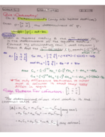 Linear Algebra Week 5 Notes