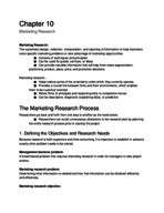 MKT Week 5: Chapters 6 and 10