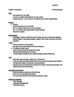 2/13 Ch. 4 continued Child Psychology notes
