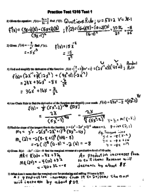 test review answers