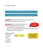 Group Theory and Group Skills Chapter 1 to 3 Study Guide