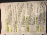 Civil Liberties notes Week 6 