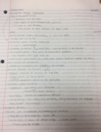 Week 5 notes