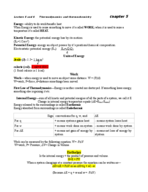 Chemistry 1 Week 5 notes