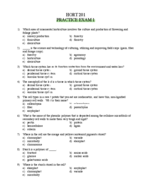 Hort201 Practice Exam