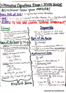 MATH246 EXAM 1 STUDY GUIDE