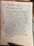 English 236 Week 4 notes