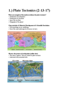 GEOS 170 Week 6 Notes