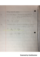 CHEM 208 Week 1 Notes