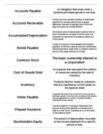 Accounting definitions study guide