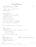 Animal Practicum Week 1 Notes