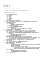MC 101, week 5 notes