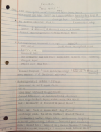 Human Evolution Week 6 class notes. 