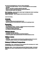 Test 1 Notes