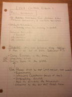 Exam One Study Guide