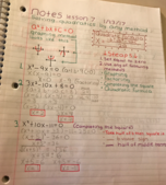 algebra 2 week 1 notes