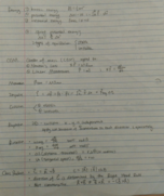PHYS 2A 2/27 midterm study guide