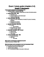 J201 Exam 2 study guide (chapters 3-6)