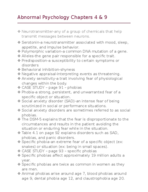 Study Guide Chapters 4 & 9