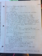 Notes for the first exam 