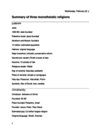 Religion week 5 notes 