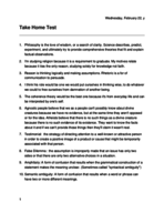 Religion Take Home Test