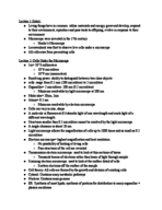 BIO1350 Study Guide for Prelim 1
