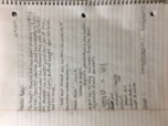 Week 5 notes