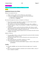 CJC 350 Week 7 Chapters 5-8 Study Guide! 