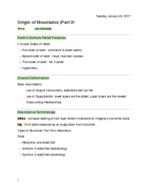 GEOG 1750, Mountain Climate (Part 2)