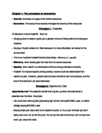 Macro Economics Exam 1 study guide