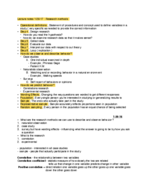 Psy 101 week 1 notes 