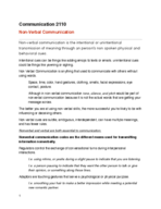 Interpersonal Communications: Communicating Nonverbally.