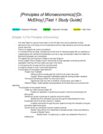 Study Guide for Exam 1