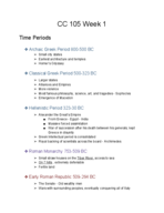 CC 105 Week 1