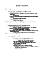 Africa 277 Week 5 Lecture Notes 