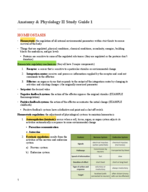 A&P II study guide 1