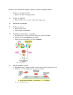 BioE 120 Week 3 notes
