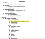 introduction to nutrition