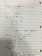 MA 145 Week 6 Class Notes
