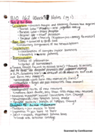 Bio 162 Week 7 Notes