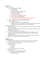 Biology 102 Study Guide 