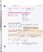 Math 118 Week 7 Notes