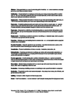defense mechanisms