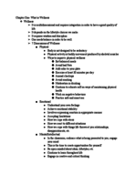 Intro to Fitness and Wellness, Week 1 Notes