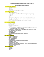 Human Sexuality Study Guide 2