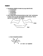 Organic Chem 1 Exam 2 Study Guide