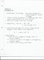 Physics 211 Exam 1 Notes